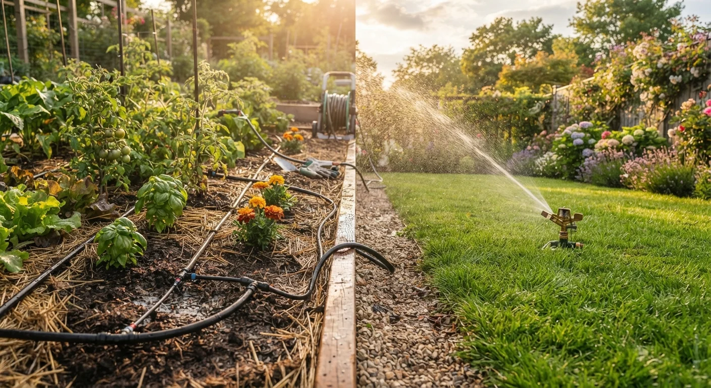Drip Irrigation vs. Sprinkler Systems: Choosing the Right Watering Approach for Your Yard