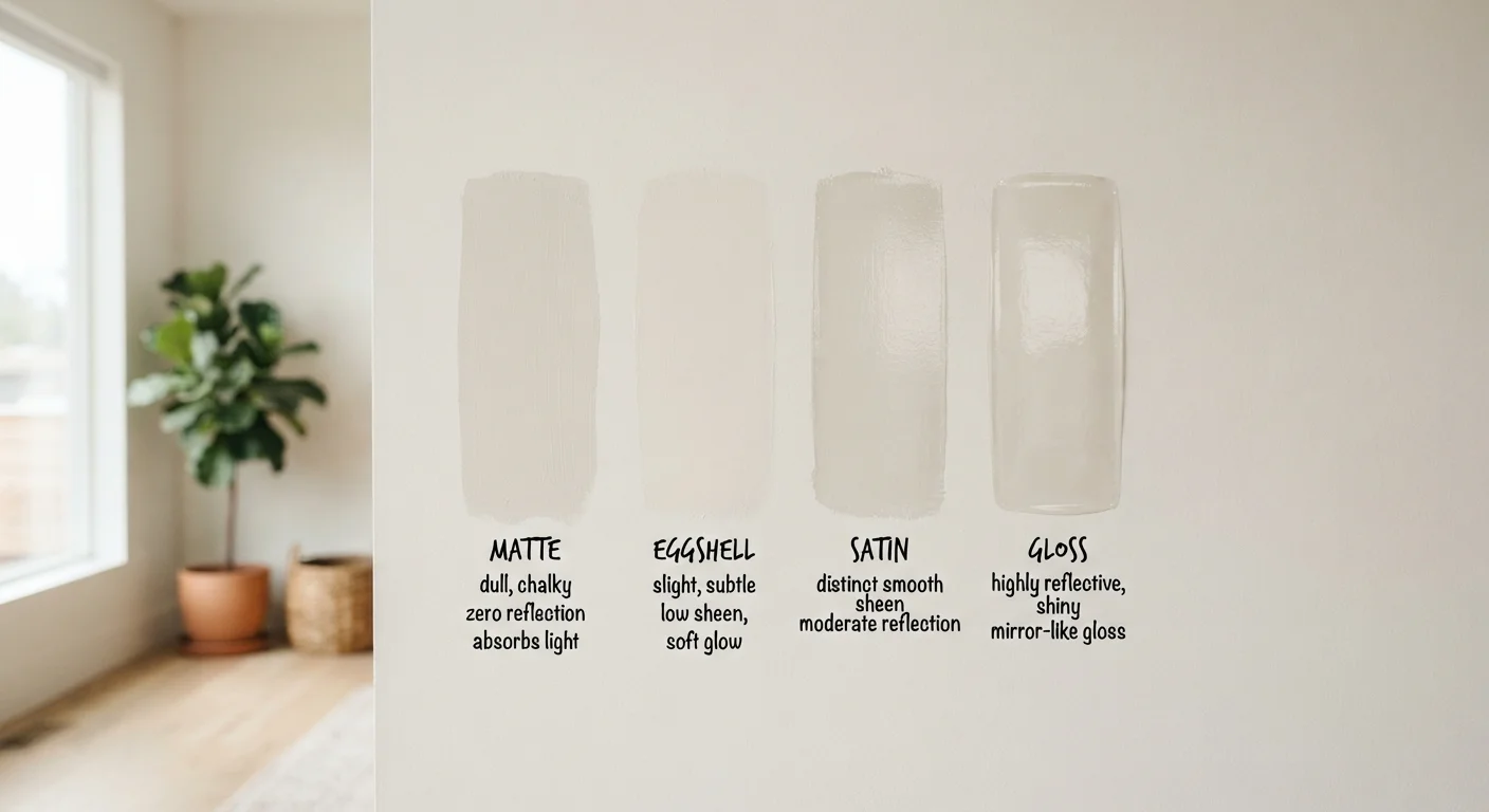 Interior Paint Finishes Compared: Matte, Eggshell, Satin, and Gloss
