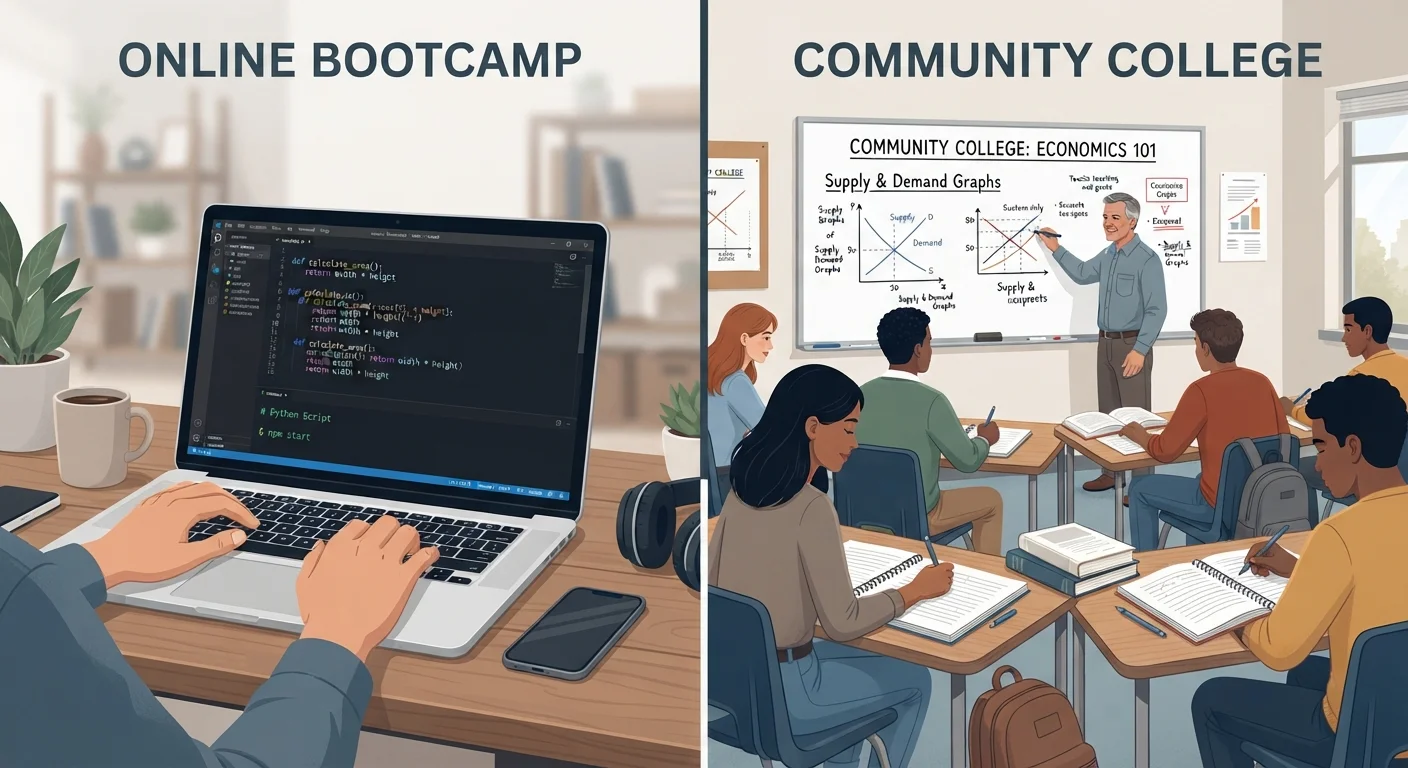 Online Bootcamp vs. Community College Certificate: Which Path Fits Your Goals