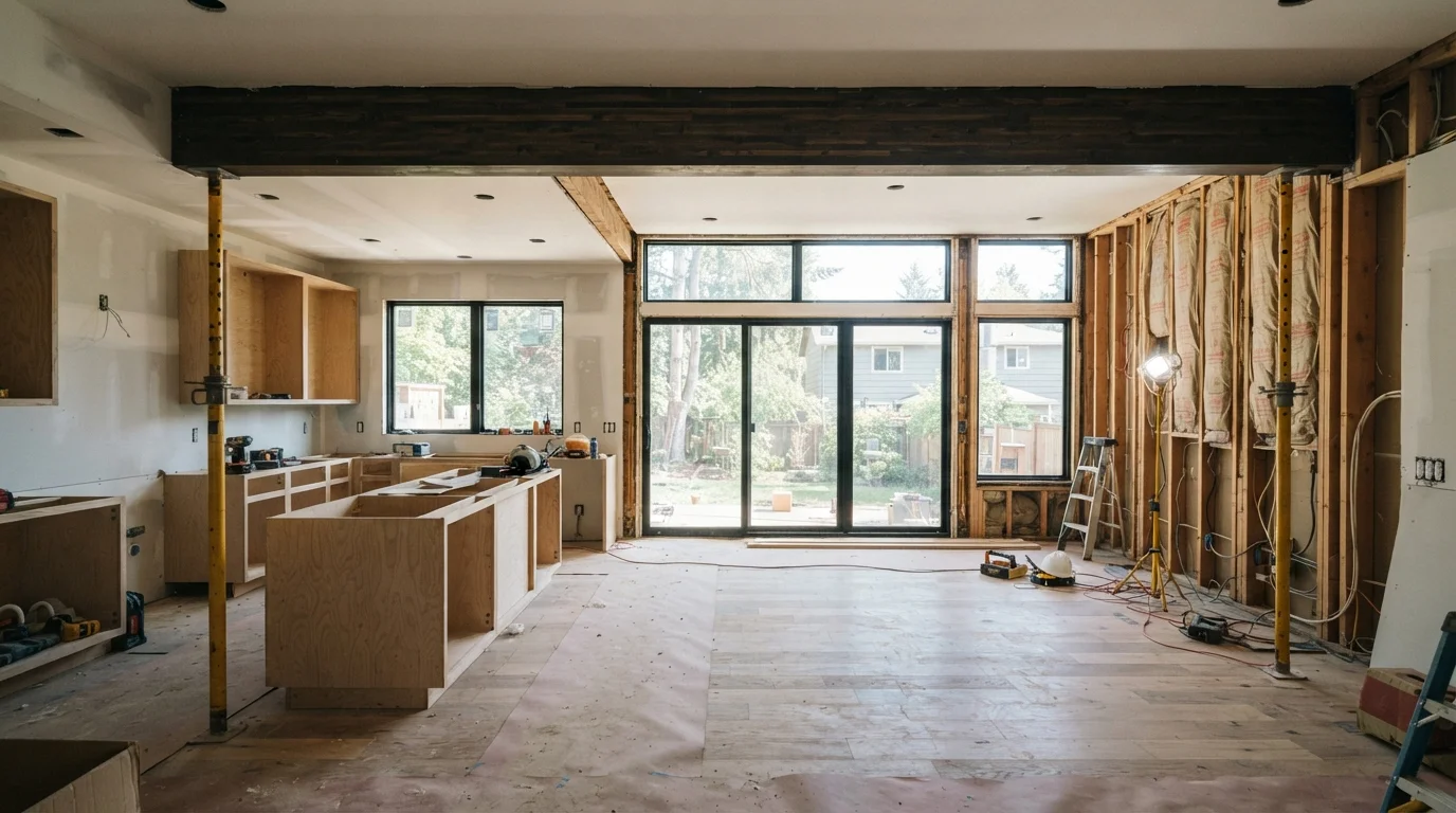 Open-Plan Renovations: What the Floor Plans Don't Show You