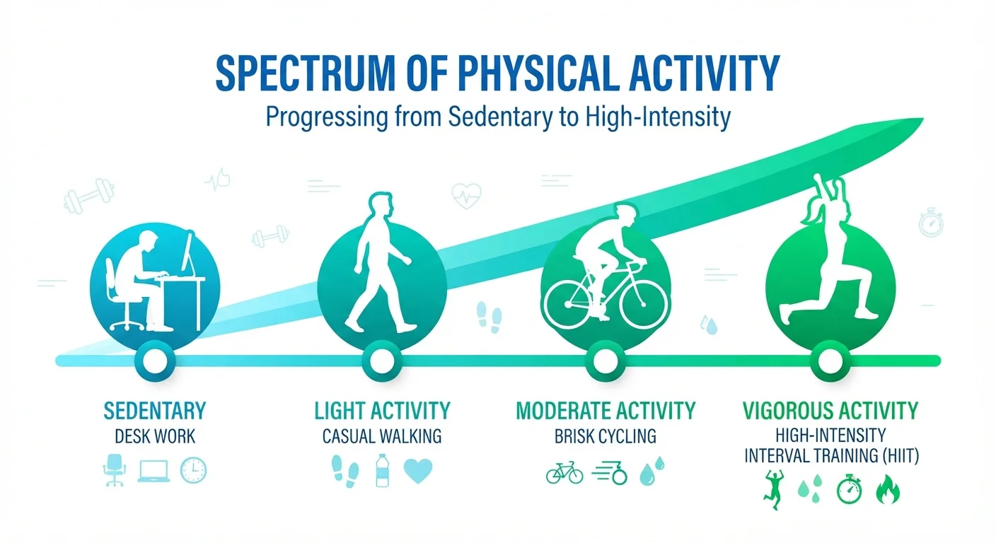 Physical Activity: Understanding the Spectrum from NEAT to HIIT