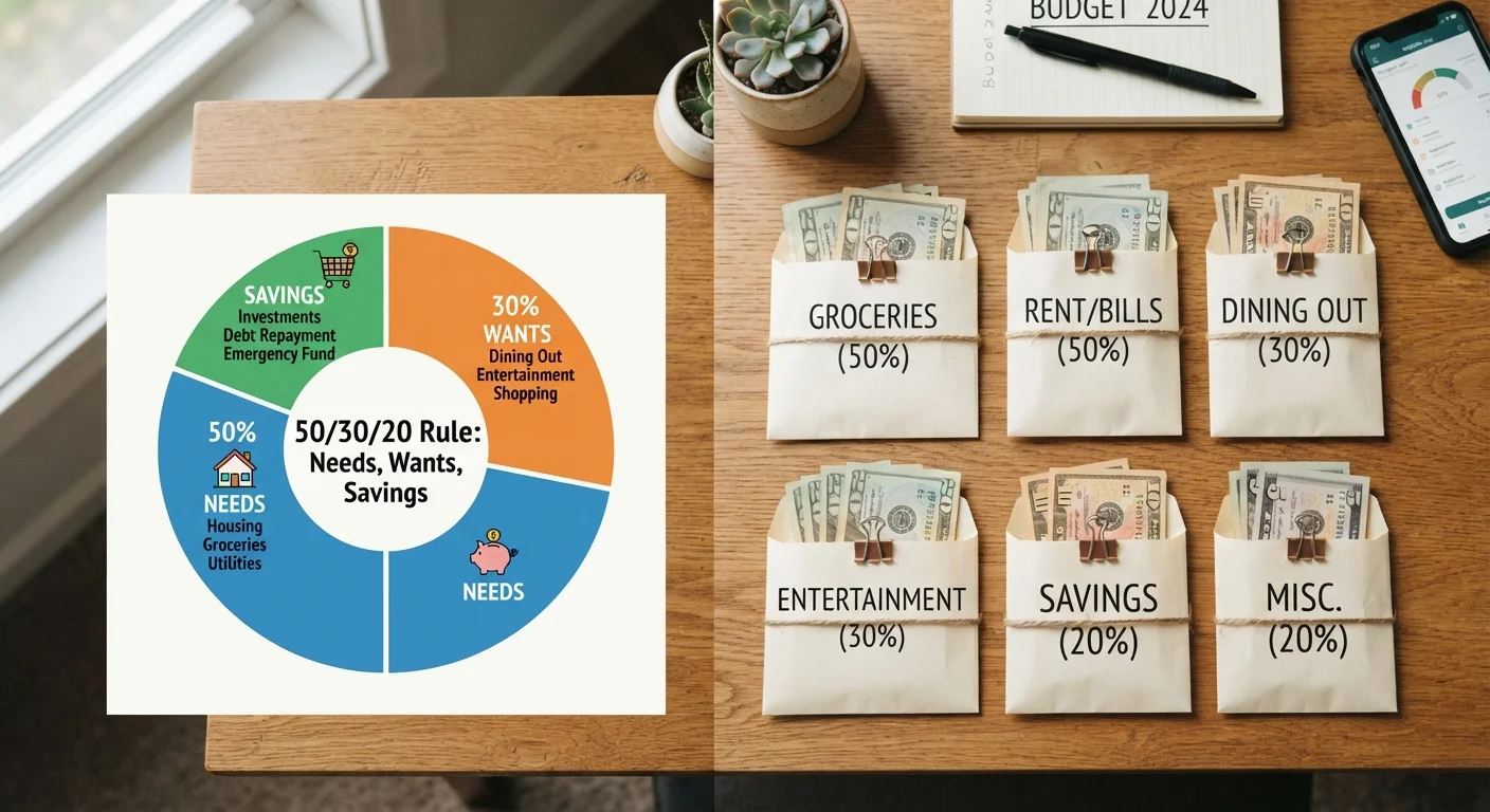 The 50/30/20 Rule vs. Envelope Budgeting: Which Framework Actually Fits Real Life?