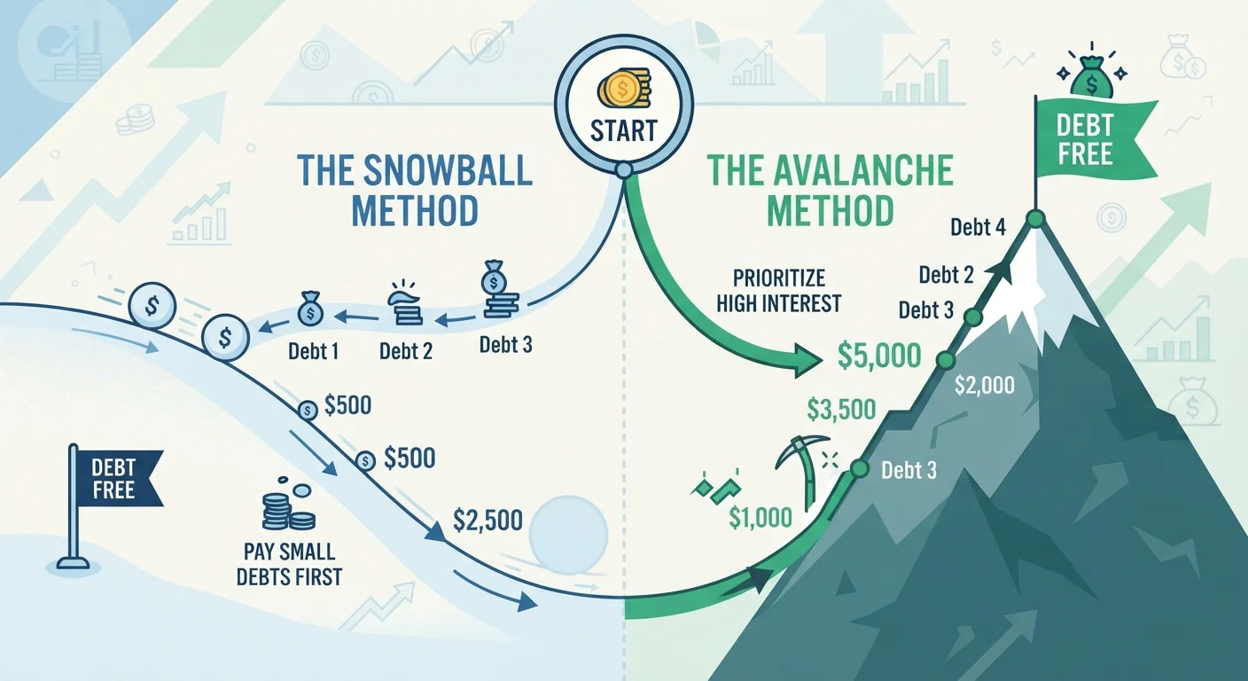 The Debt Avalanche vs. Debt Snowball: Which Payoff Strategy Actually Works for You?