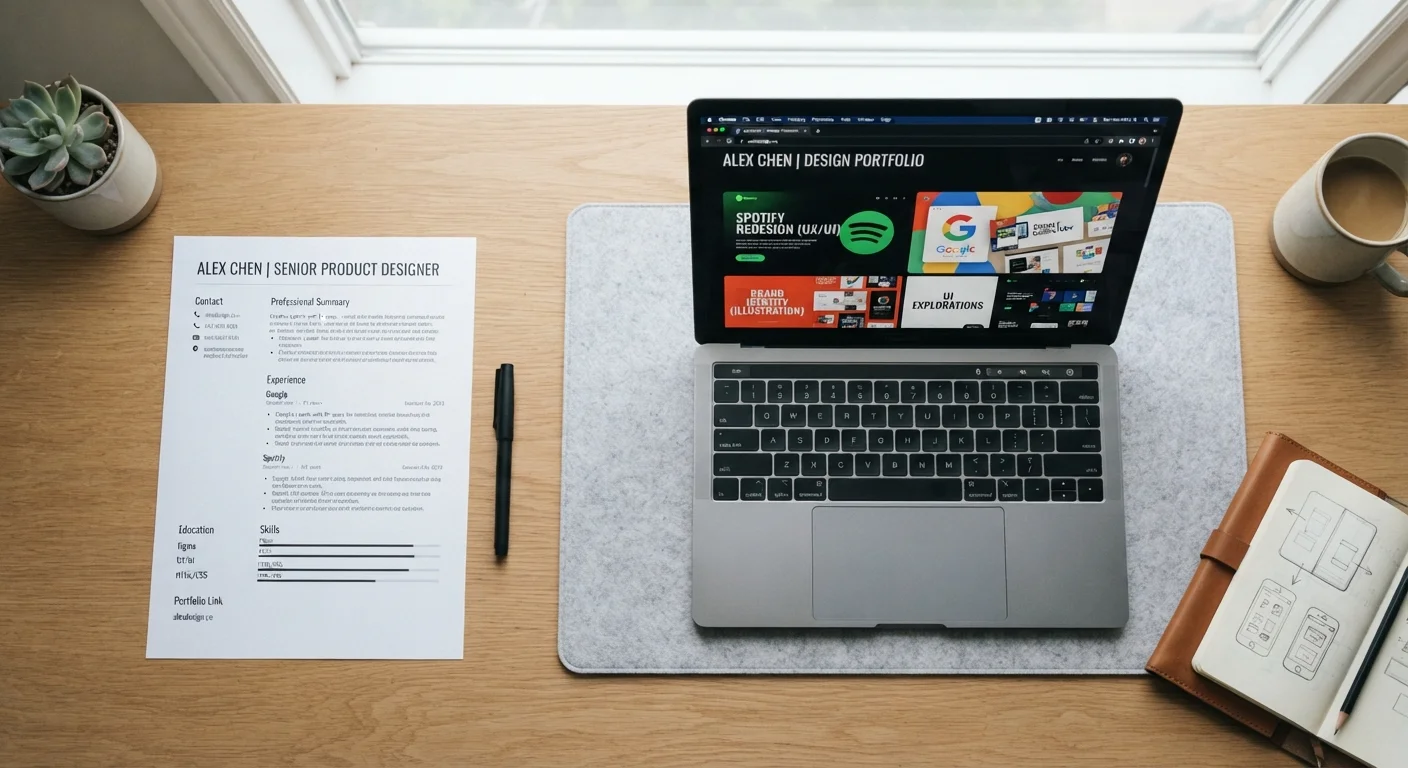 The Portfolio vs. the Résumé: When Showing Work Outperforms Listing It