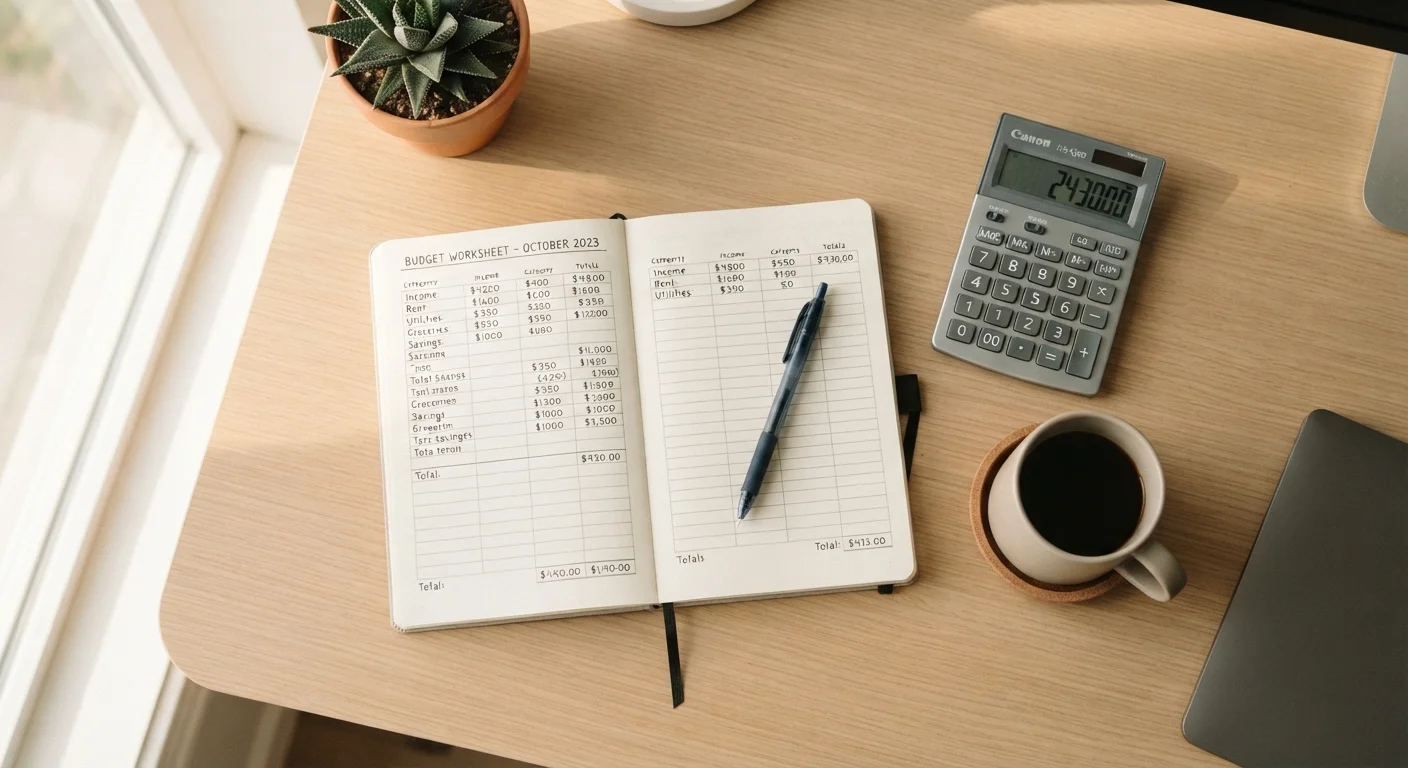 Your First Monthly Budget in Seven Steps